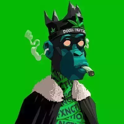  NFT Model Simio King Low-poly 3D model