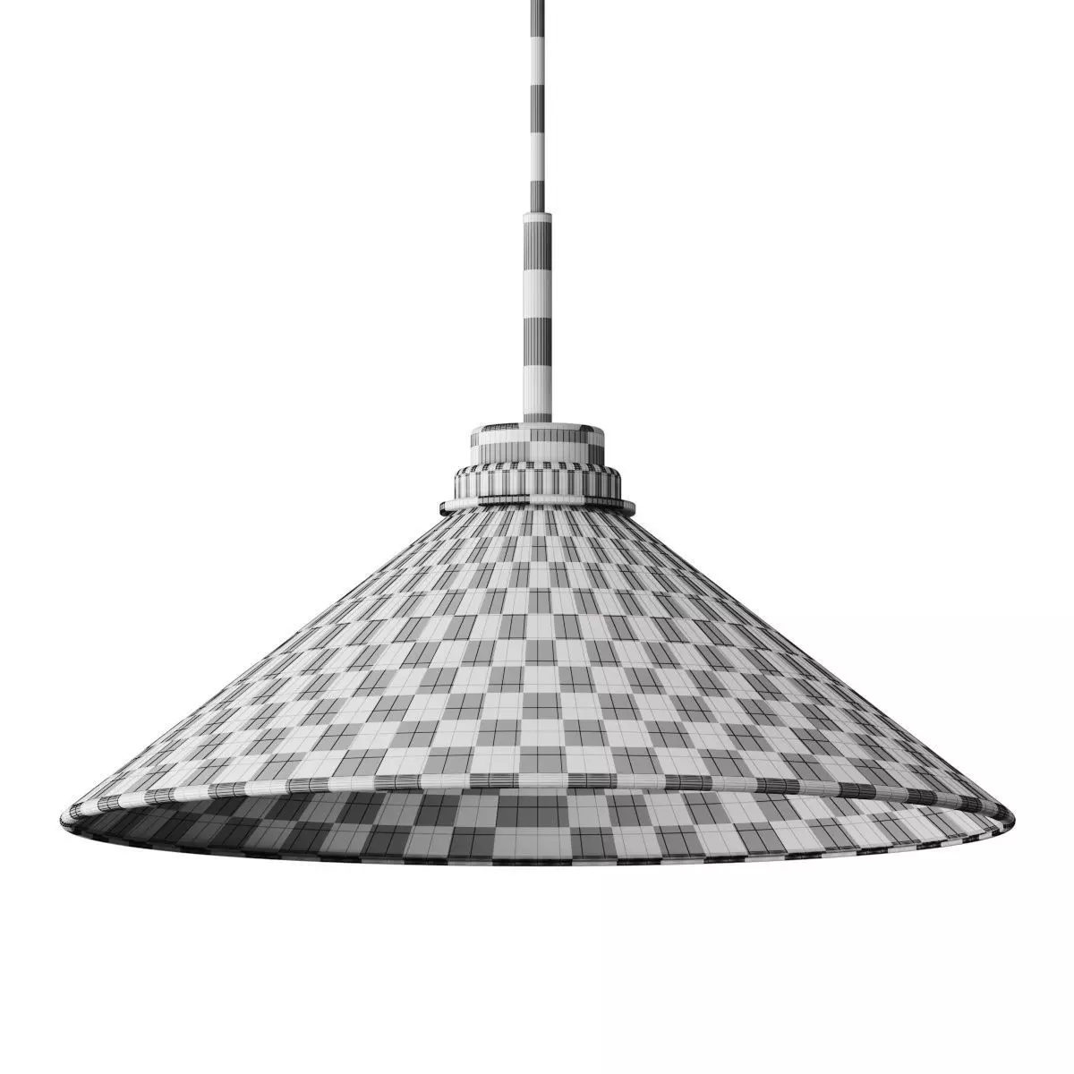 West Elm Roslyn Pendant Lamp 3D model_4