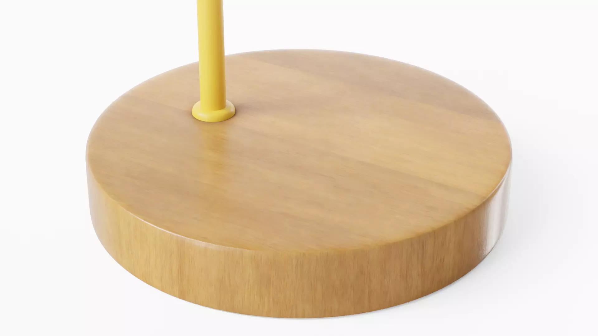 Adjustable Table Lamp Yellow - PBR metal lamp Low-poly 3D model_11