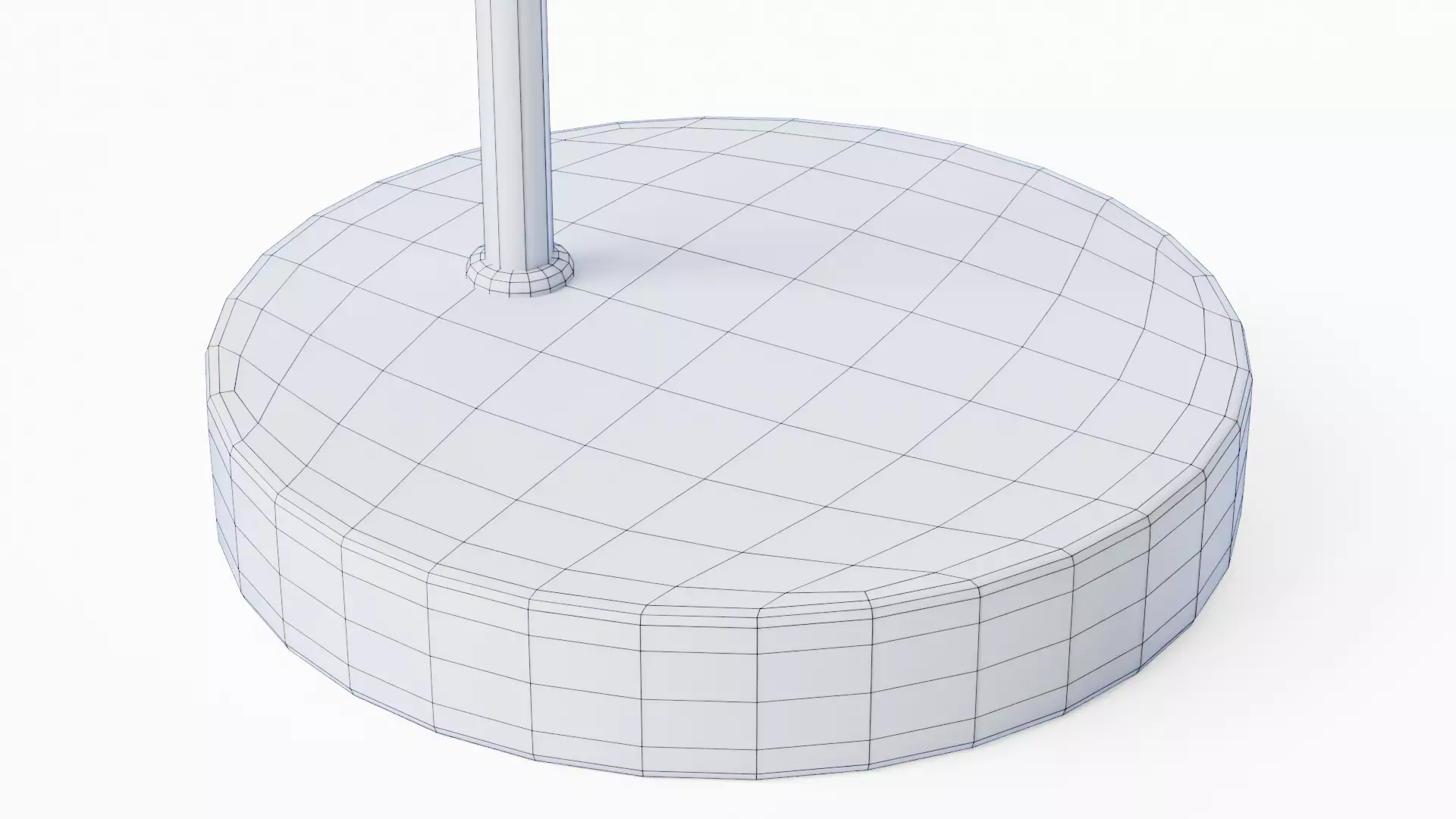 Adjustable Table Lamp Yellow - PBR metal lamp Low-poly 3D model_21