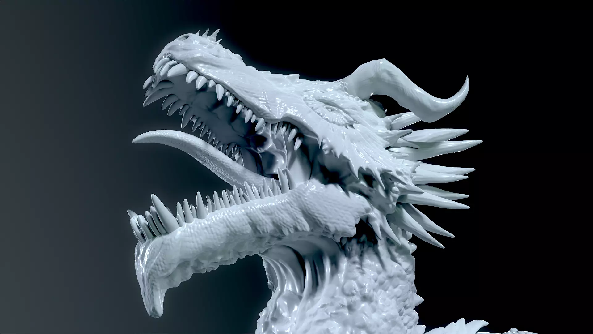 Dragon Sculpt for Print 3D print model_0