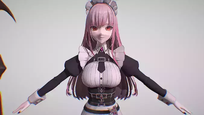 Mori Calliope - Grim Reaper Maid - Hololive x Tower Of God