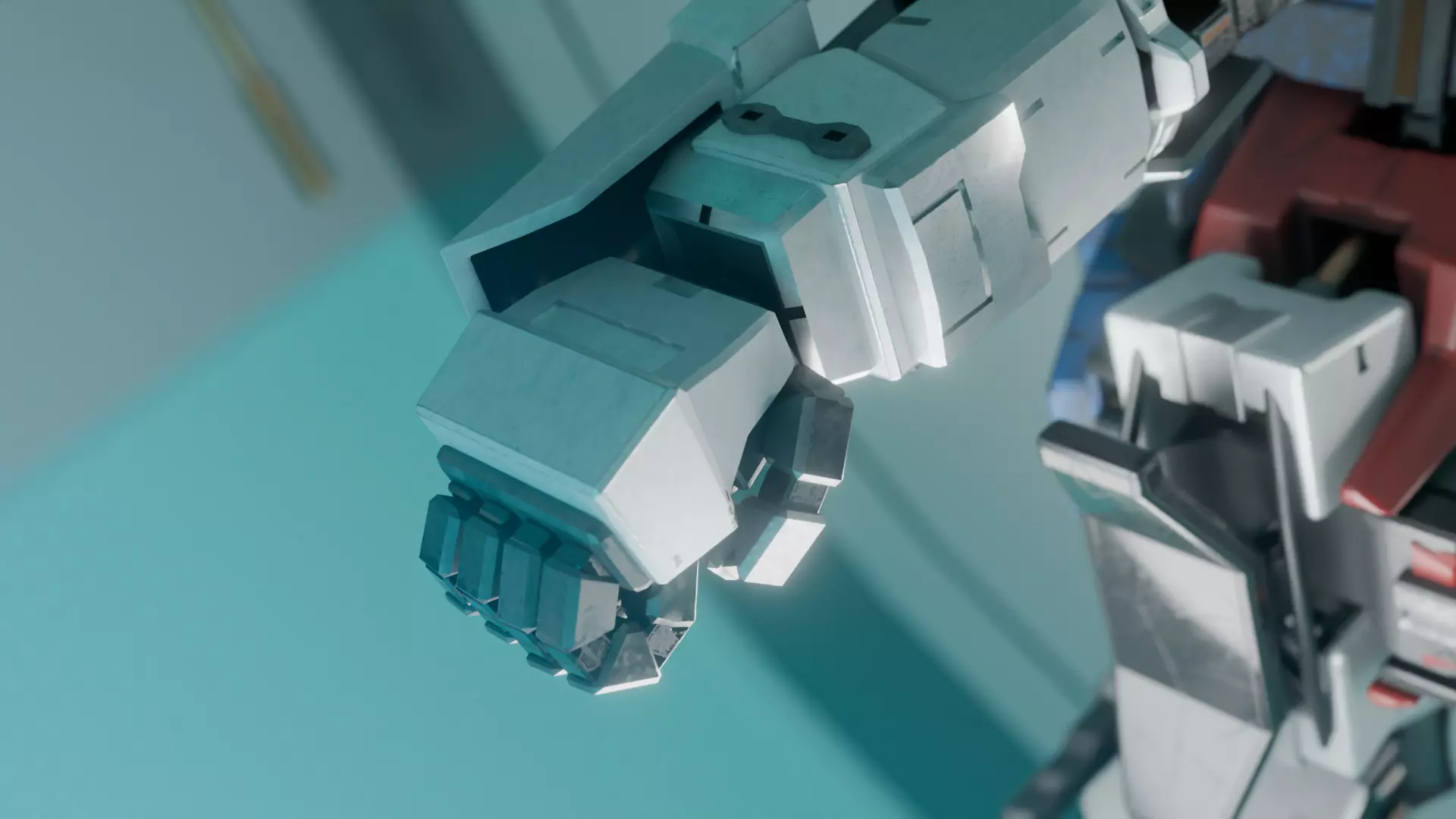 Strike Gundam Low-poly 3D model_7