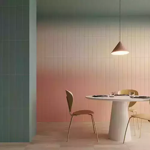 Pastel Ombre Gradient Tile 3D Model