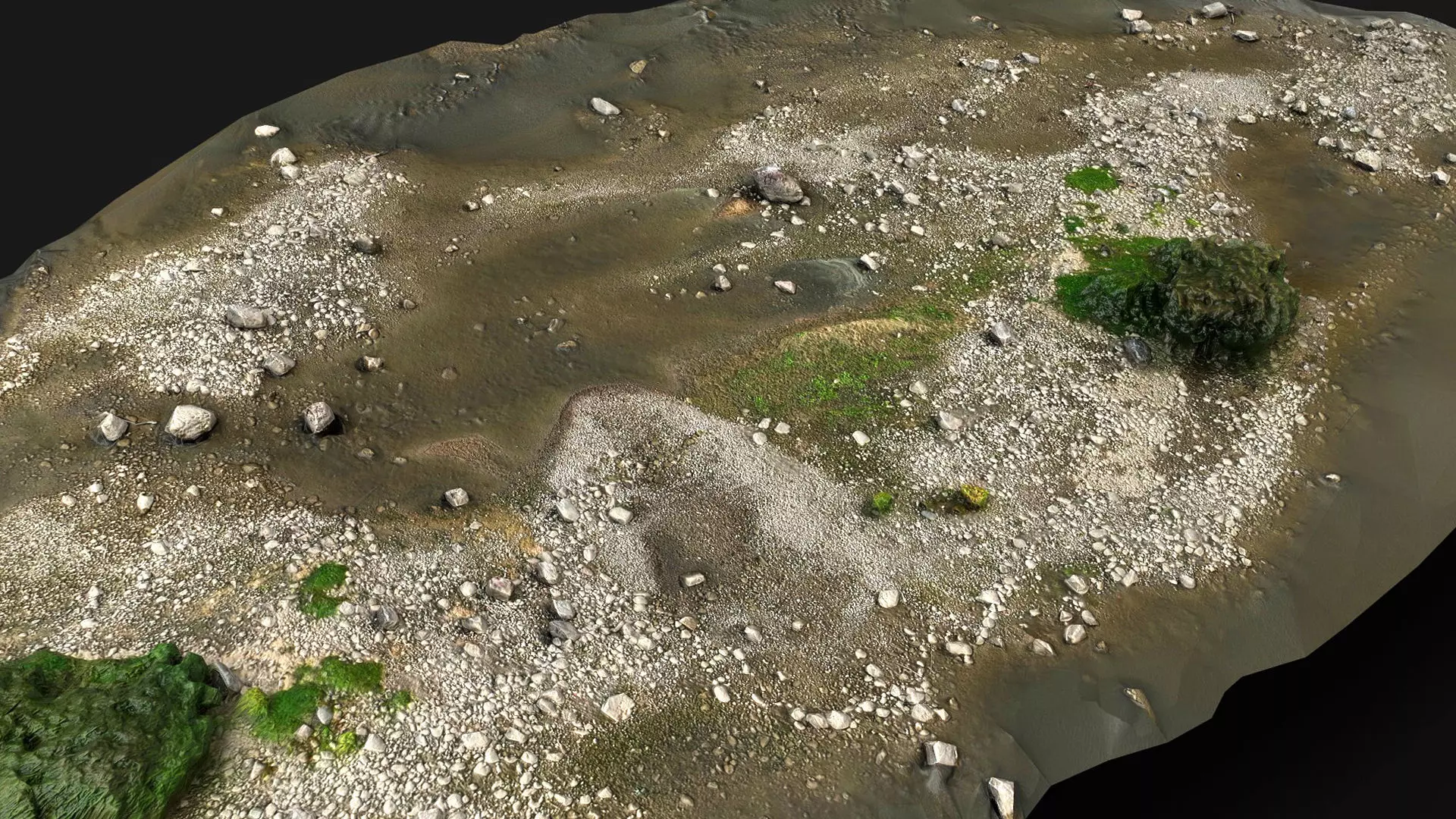 debris stones beach pt8 PBR photogrammetry Low-poly 3D model_5