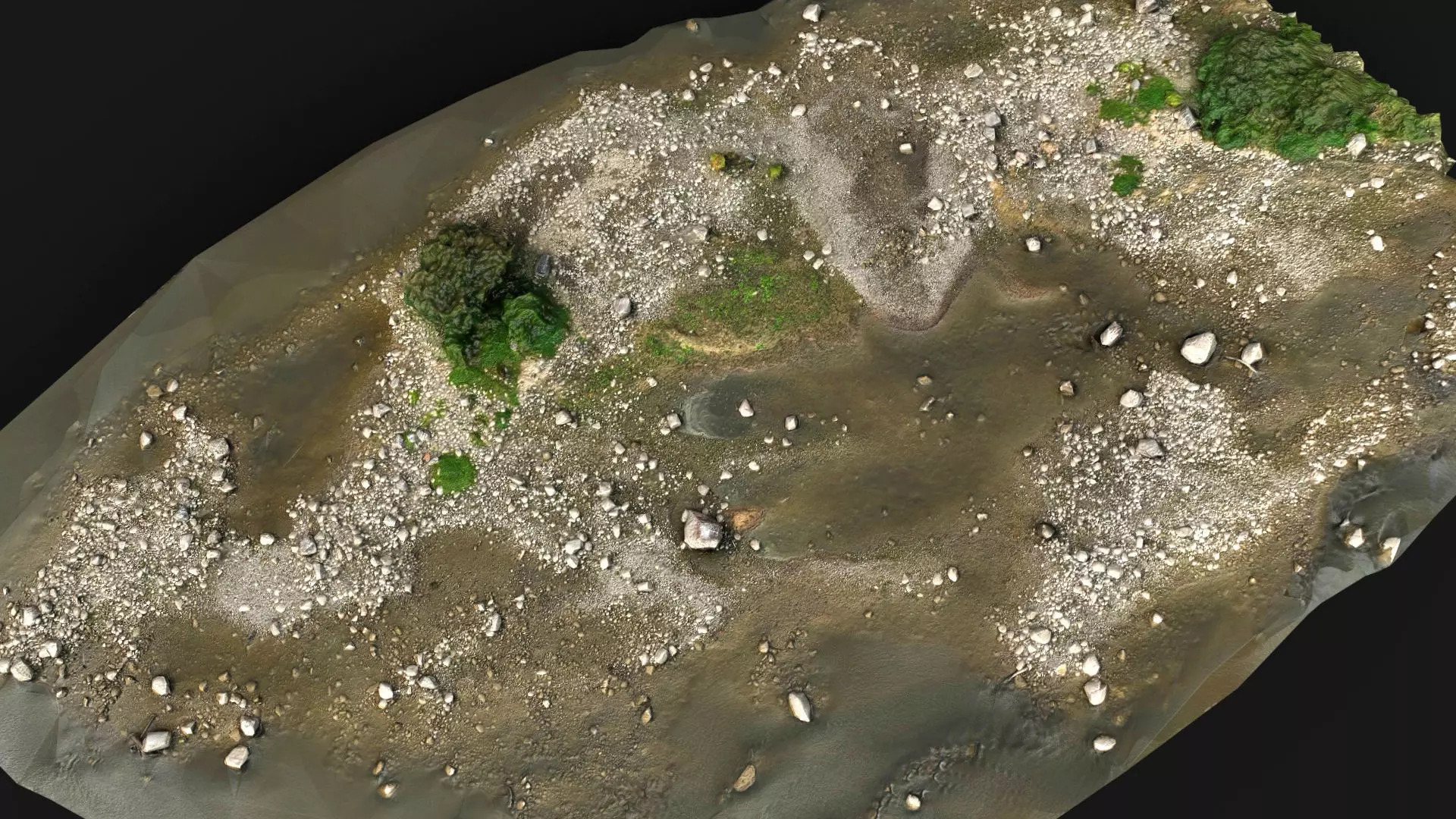 debris stones beach pt8 PBR photogrammetry Low-poly 3D model_2