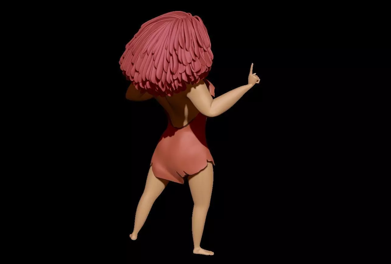 Eep Crood 3D model 3D print model_3