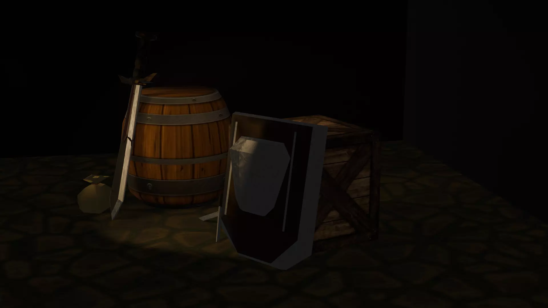 Advanture Item Low-poly 3D model_1