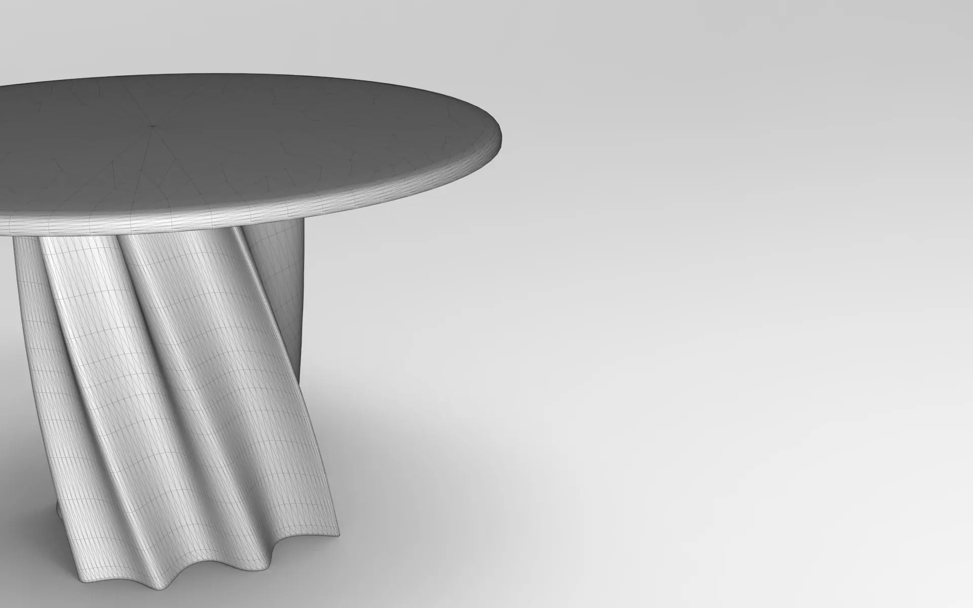 Lurr Dining Table Low-poly 3D model_6