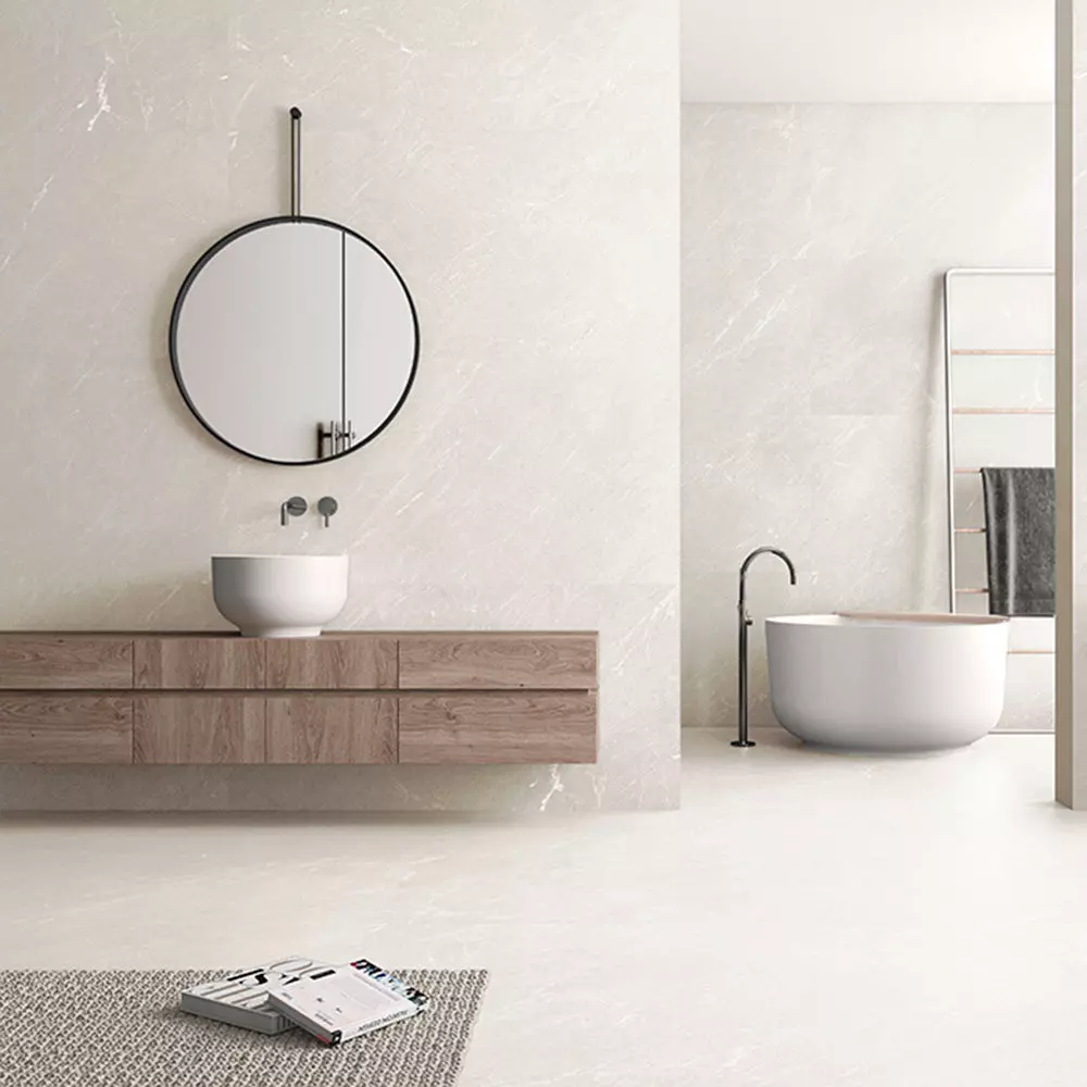 Light Gray Marble Wall Floor Tiles 3D Model Texture_0