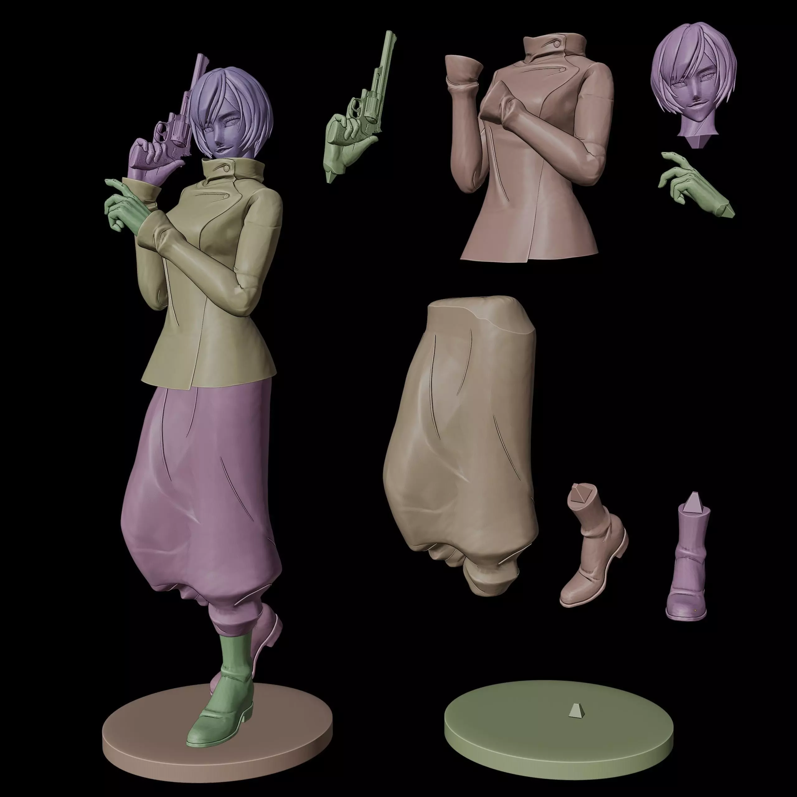 Mai Zenin 3D print model_12