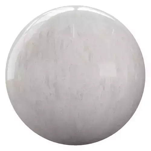 Polished White Marble Floor Tiles 3D Model 