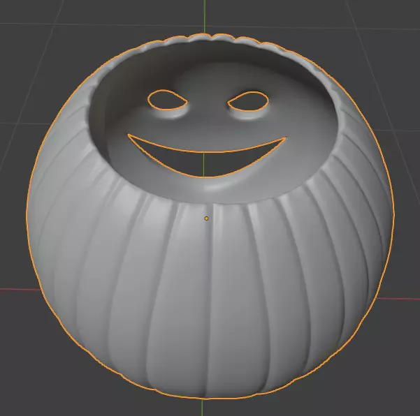 Grinch-themed Halloween pumpkin 3D print model_1