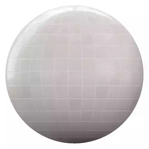 White Ceramic Tile Wall Texture