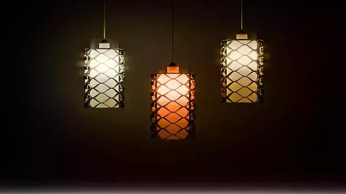 Decorative Modular Pendant Lamp