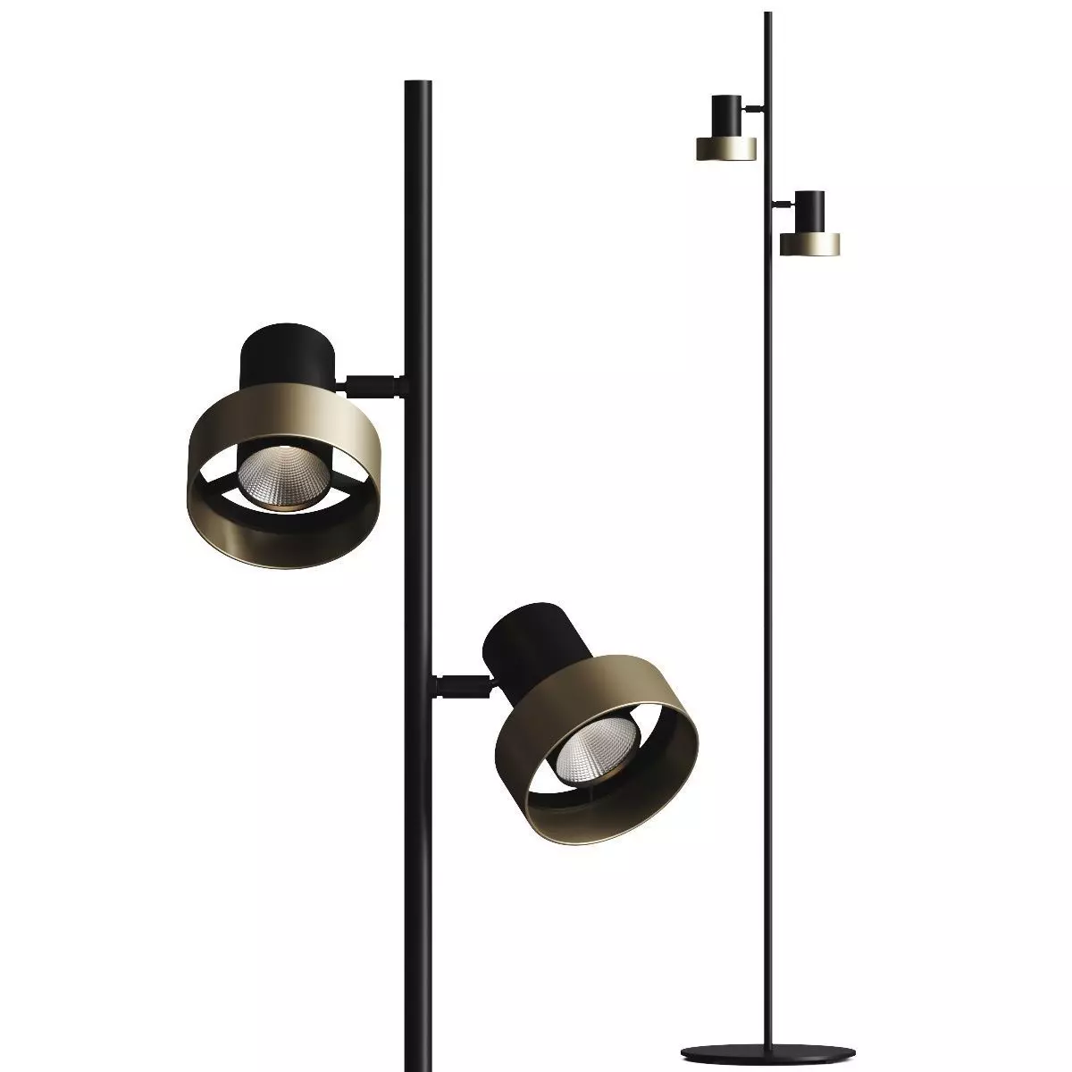 Ligne Roset Donut Floor Lamp 3D model_0