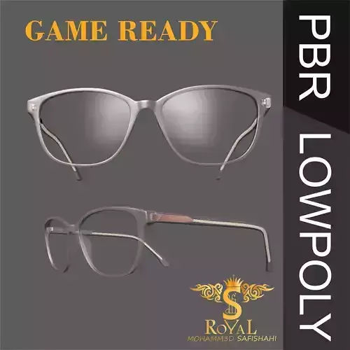 Eyewear AMERICAN FRAMEWORK Low-poly 3D model