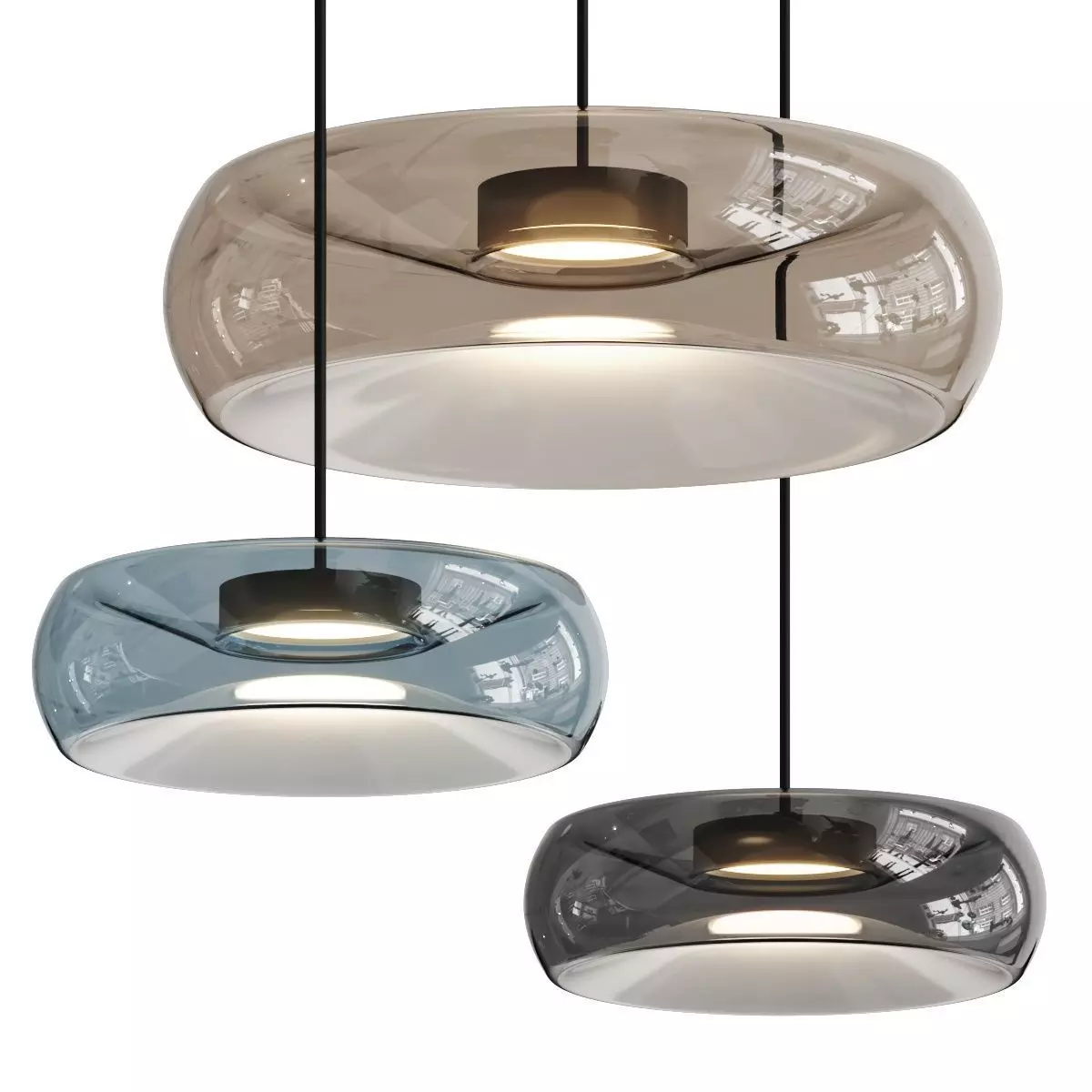 Cangini and Tucci Fold Pendant Lamp 3D model_0