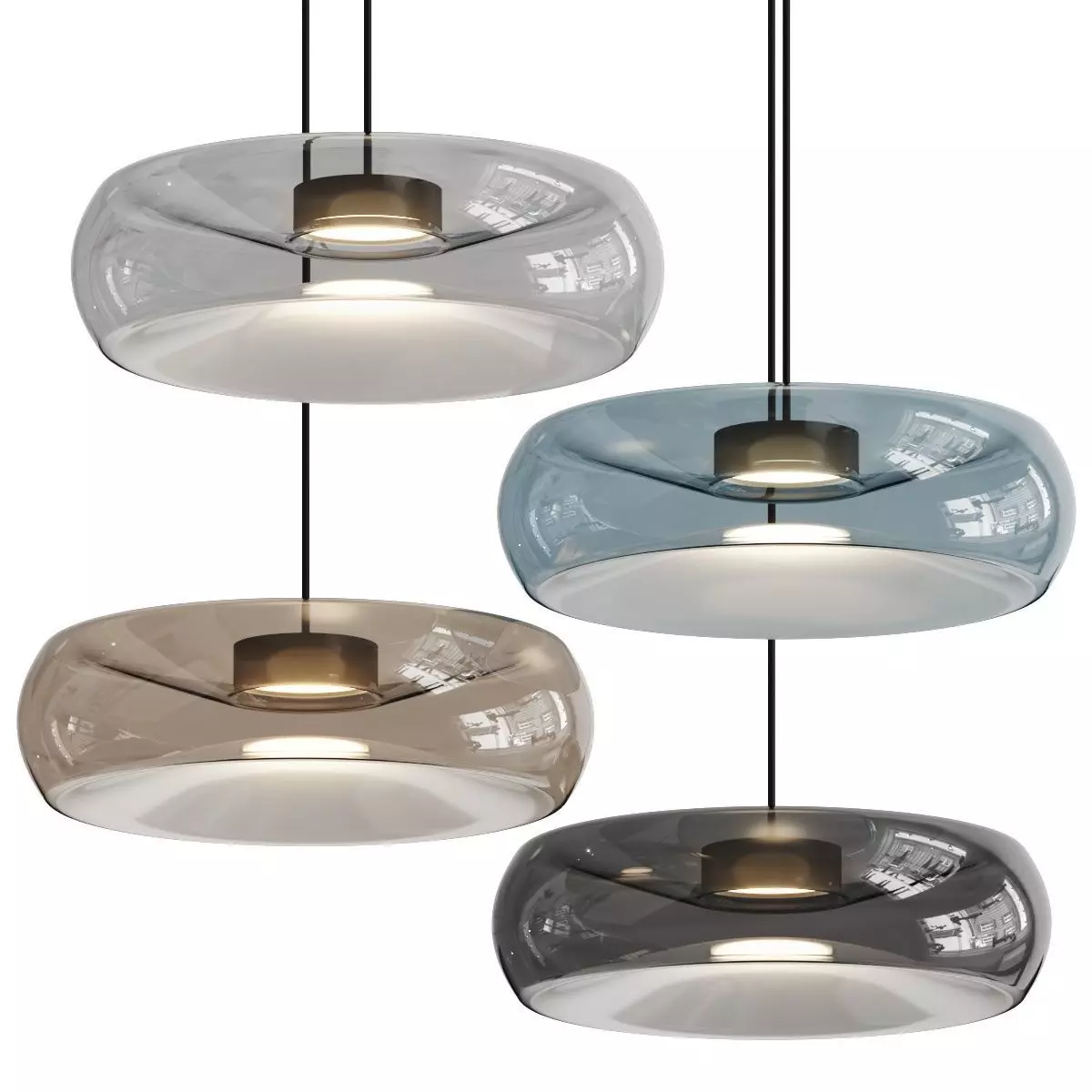 Cangini and Tucci Fold Pendant Lamp 3D model_2