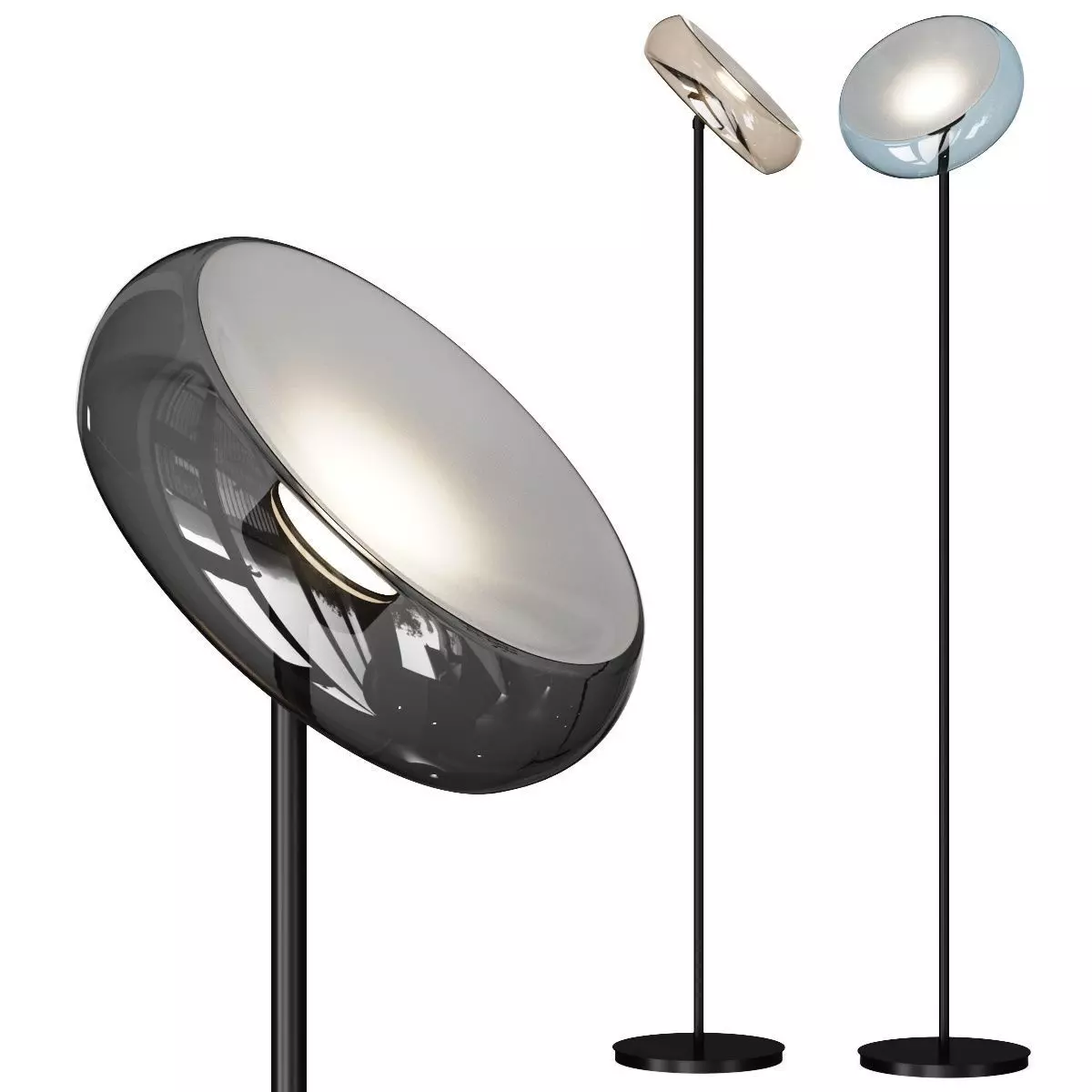 Cangini and Tucci Fold Floor Lamp 3D model