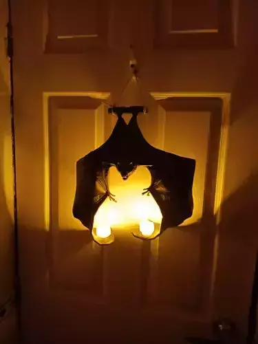 bat candle holder portavelas forma de murcielago 3D print model