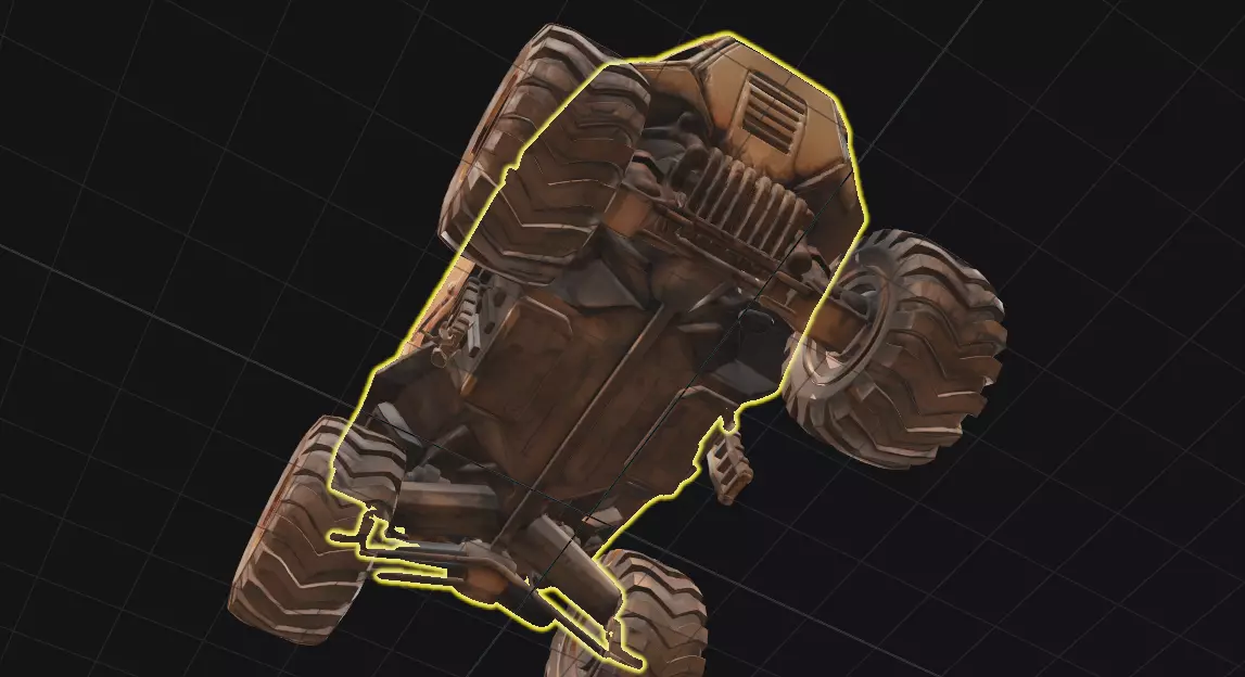 Futuristic Armored Off-Road Exploration Vehicle 3D print model_13