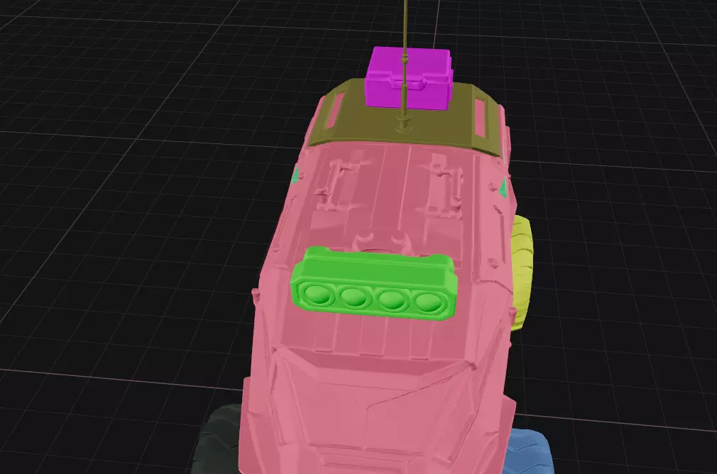 Futuristic Armored Off-Road Exploration Vehicle 3D print model_9