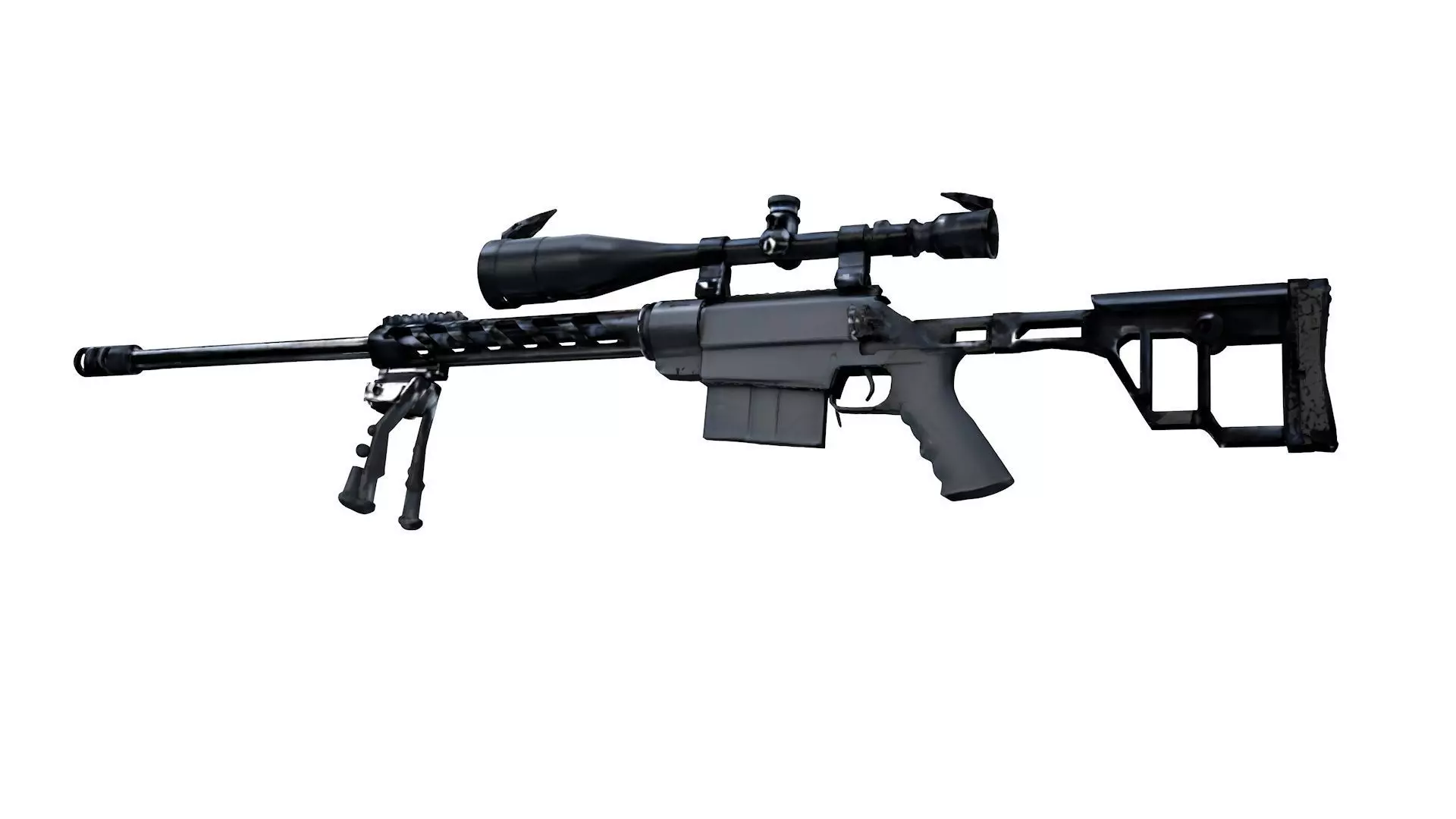 TSVL-8 M1 Stalingrad  rifle  3D model_1