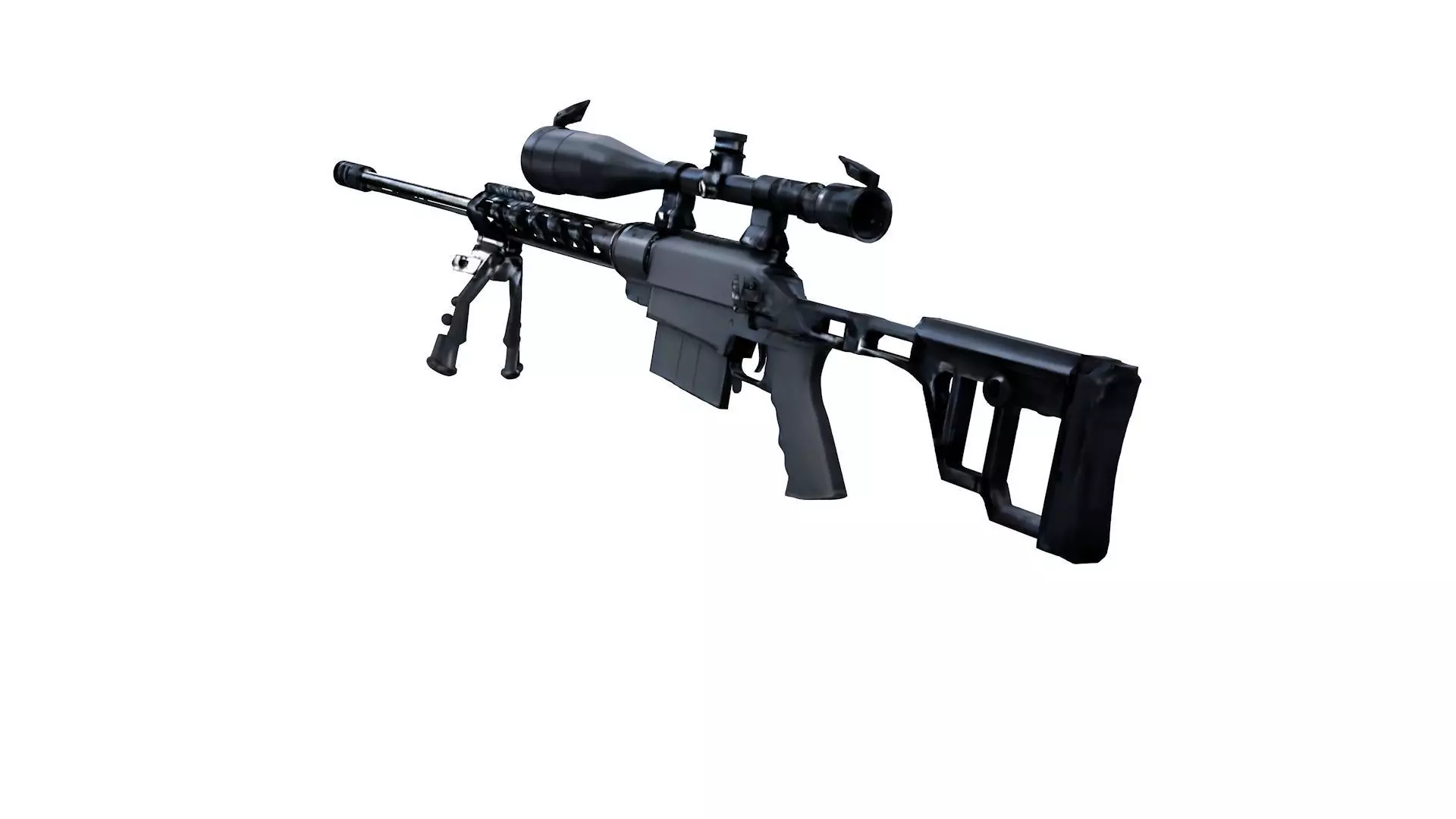 TSVL-8 M1 Stalingrad  rifle  3D model_4