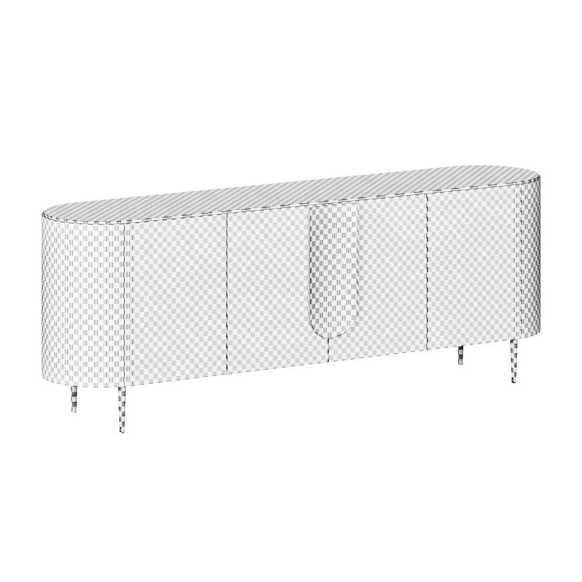 Vical Home Treignac Sideboard 3D model_2