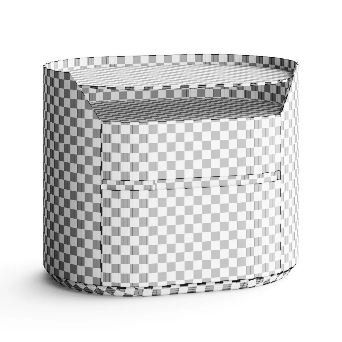 Vical Home Lecco Bedside Table 3D model_1