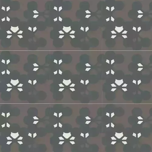 Organic Geometric Pattern Tile Texture