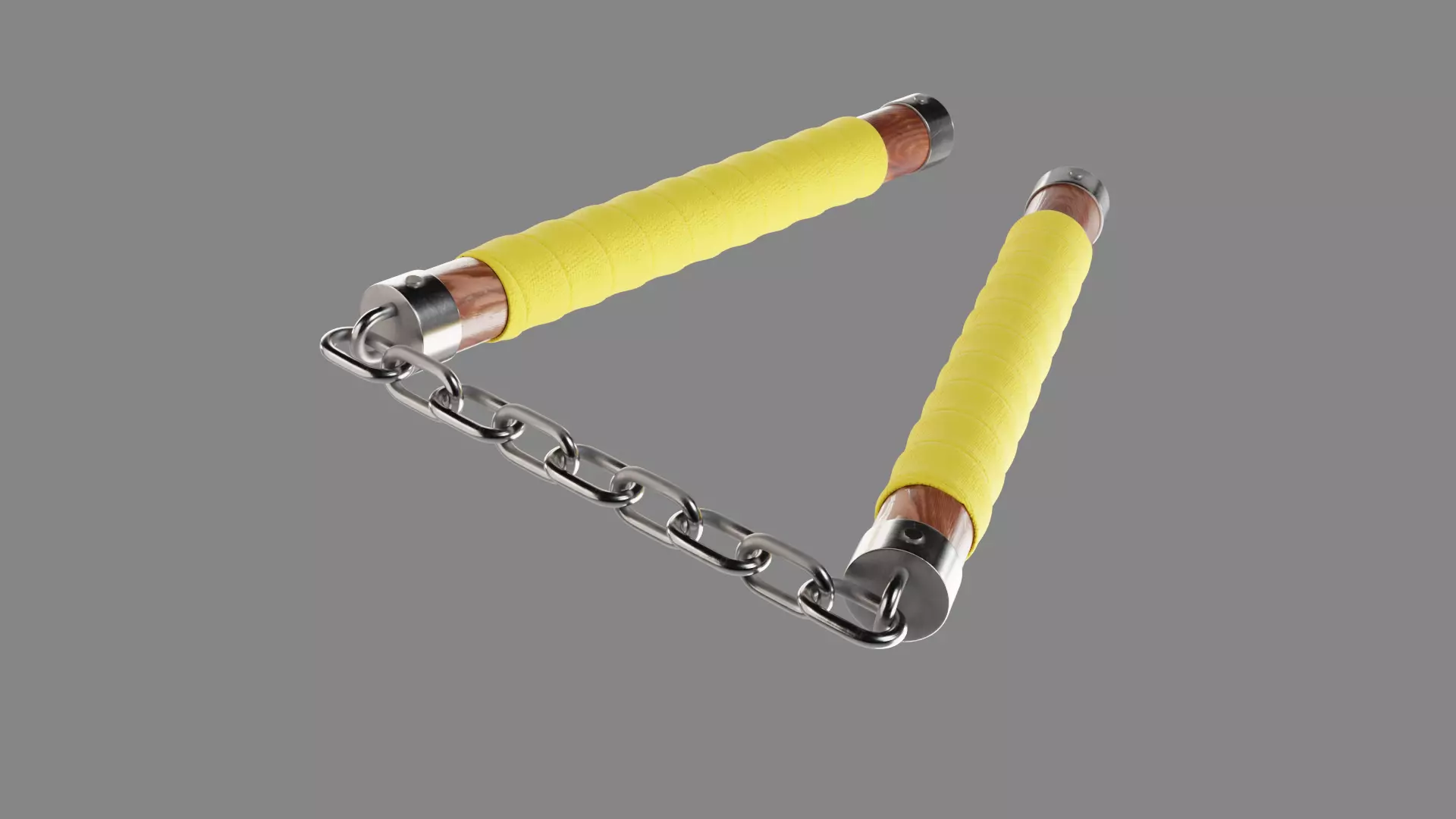 Nunchaku 01 Low-poly 3D model_5