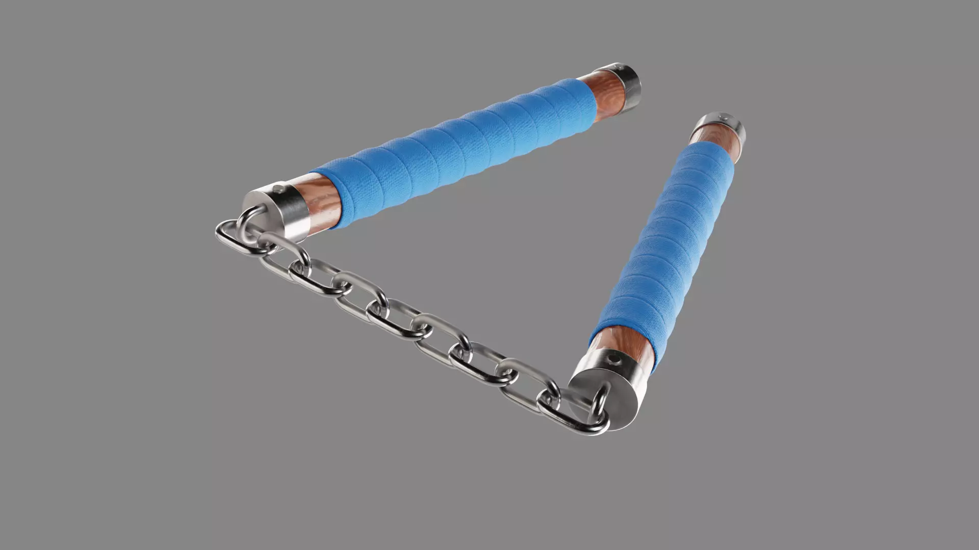 Nunchaku 01 Low-poly 3D model_2