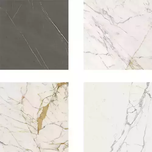Polished Nero Marquina Marble Tile Texture 
