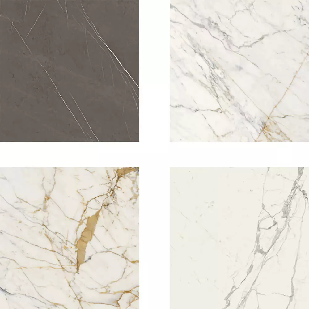 Polished Nero Marquina Marble Tile Texture  Texture_0
