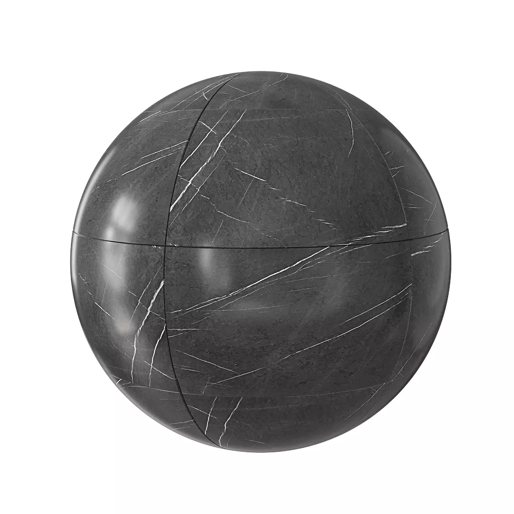 Polished Nero Marquina Marble Tile Texture  Texture_1