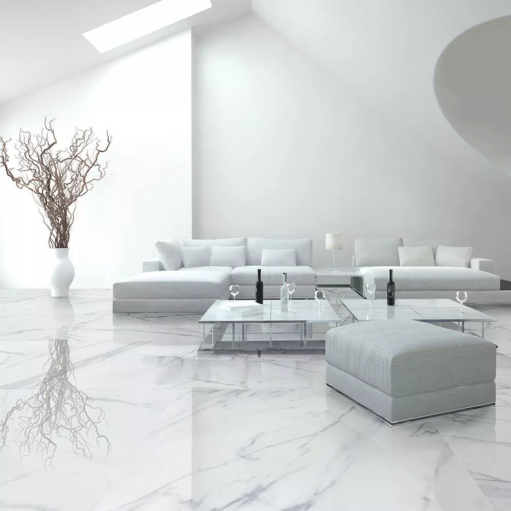 Modern White Marble Tile Seamless Texture Texture_2