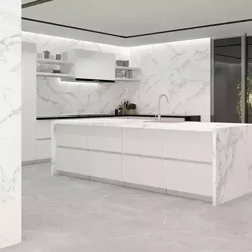 Luxury Marble Tile Seamless PBR Texture