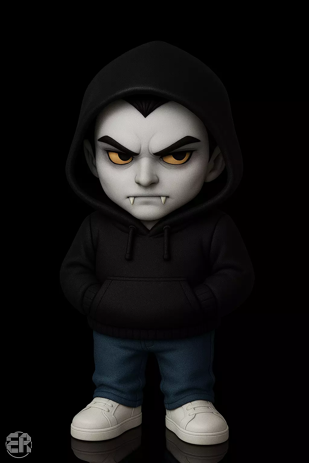 Vampy Hood - Hoody Family 3D print model_1