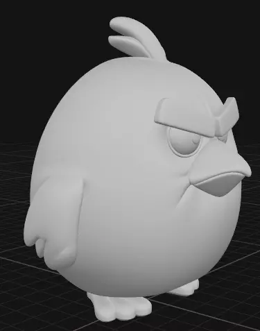 Terence Angry Birds 3D print model_2