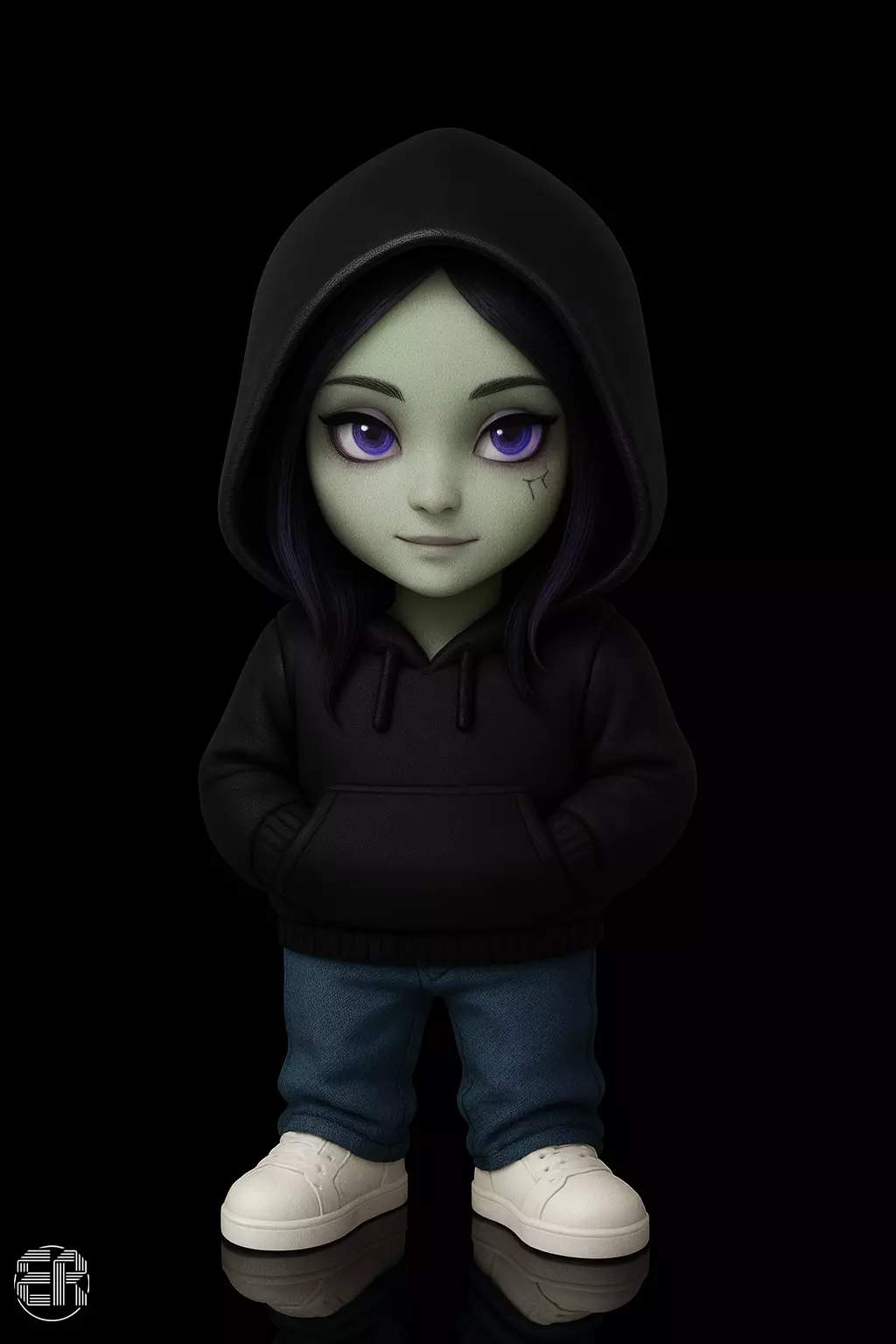 Witchy Hood - Hoody Family 3D print model_1
