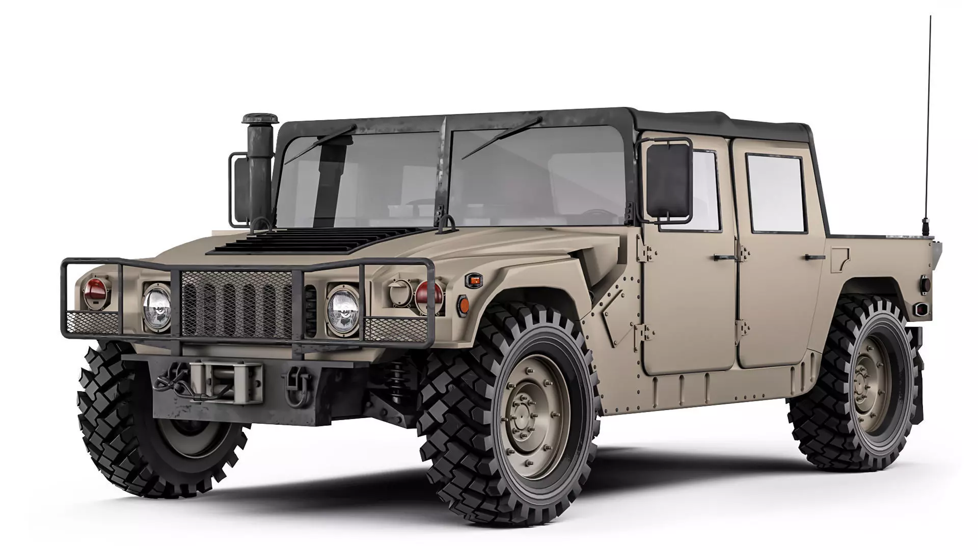 Humvee Military HMMWV M998A1 1994 3D model_0