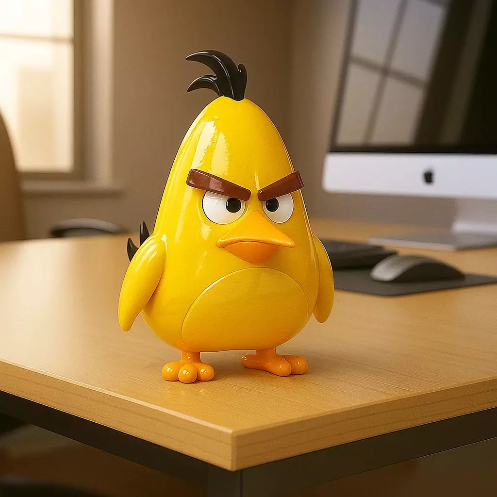 chuck angry birds 3D print model_0