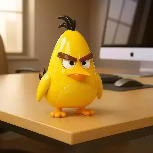 chuck angry birds 3D print model