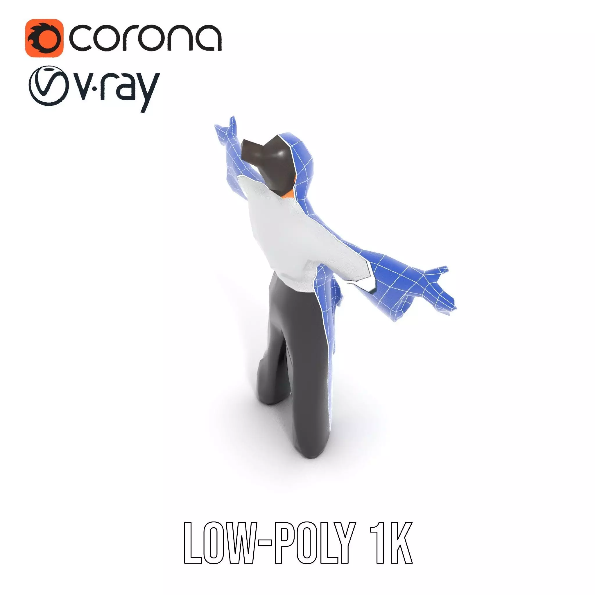 Chic White Blouse model pack Low-poly 3D model_21