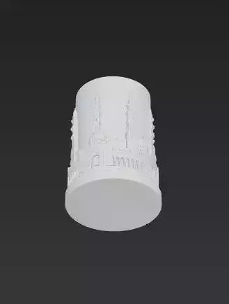 Elegant 3D Holder in Mosque Shape Showpiece