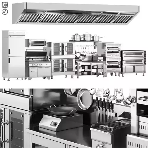 A set of equipment for cafes and restaurants