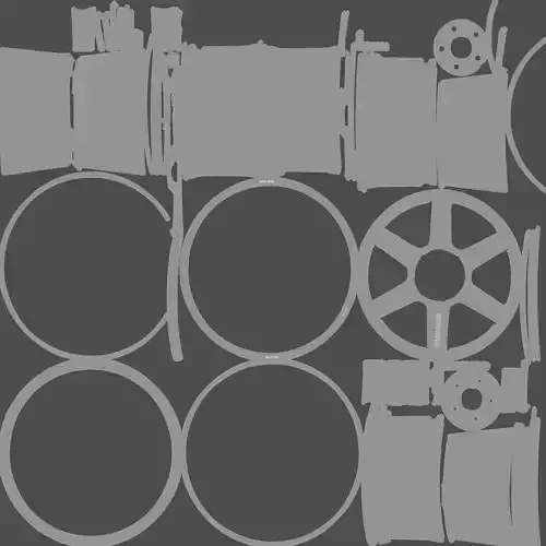 Car Wheel Rims Volk Racing TE37 3D model 5