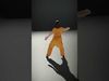 Orange Maternity Outfit model pack Low-poly 3D model_2